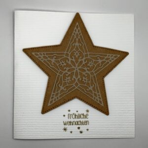 Fröhliche Weihnachten - Stern