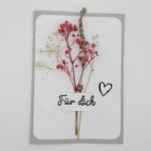 Für dich - Trockenblume
