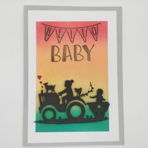 Babykarte Traktor
