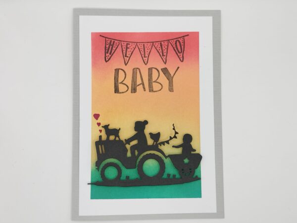 Babykarte Traktor